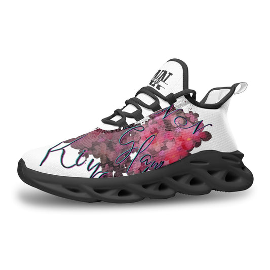 NN Glam Kingdom Women's Pink & White Mesh Sneakers