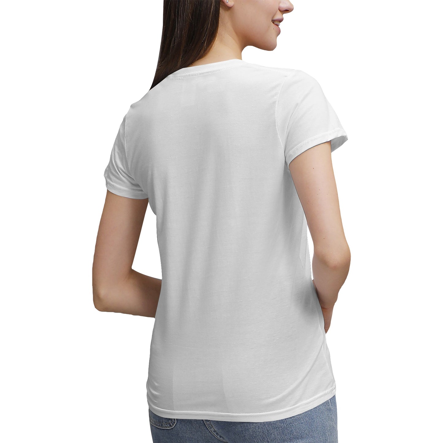 Women's NN Glam Kingdom Logo V-Neck T-Shirt
