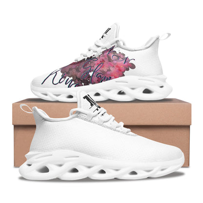 NN Glam Kingdom Women's Pink & White Mesh Sneakers
