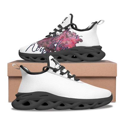 NN Glam Kingdom Women's Pink & White Mesh Sneakers