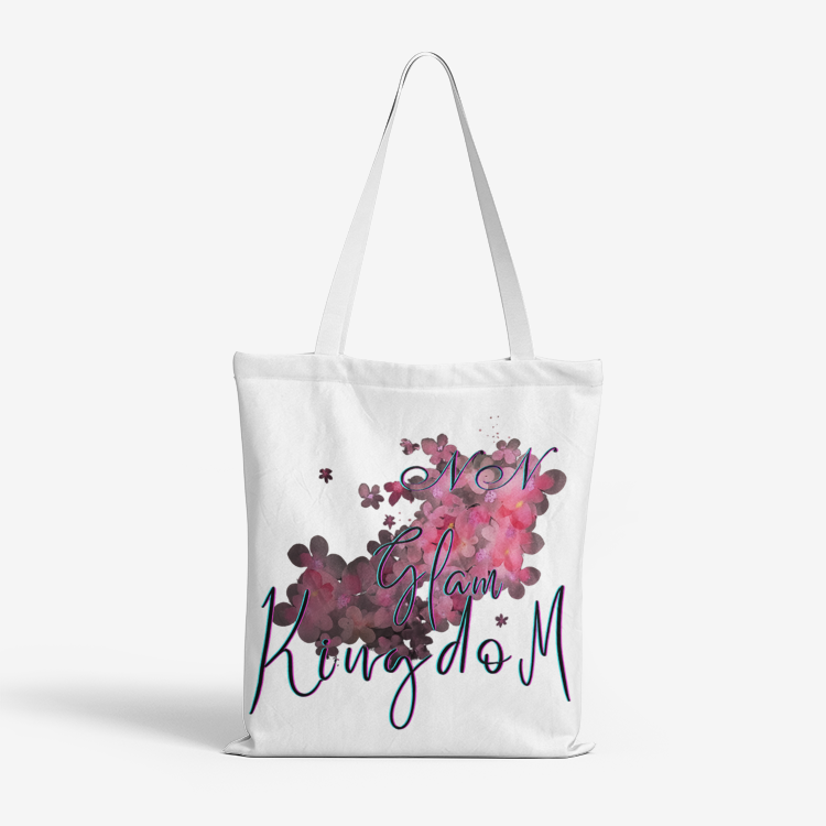 NN Glam Kingdom Graphic Print Canvas Tote Bag