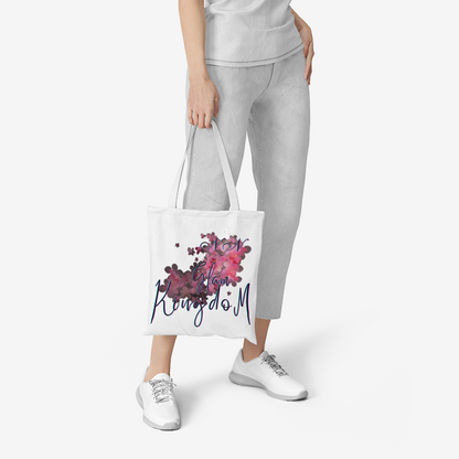 NN Glam Kingdom Graphic Print Canvas Tote Bag
